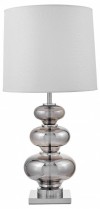 Настольная лампа декоративная LUMINA DECO Briston LDT 303 CHR+WT фото 1 — Магазин svetno.ru