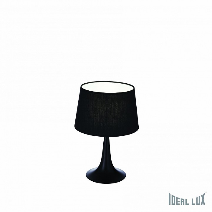 Настольная лампа декоративная Ideal Lux London LONDON TL1 SMALL NERO фото 1 — Магазин svetno.ru