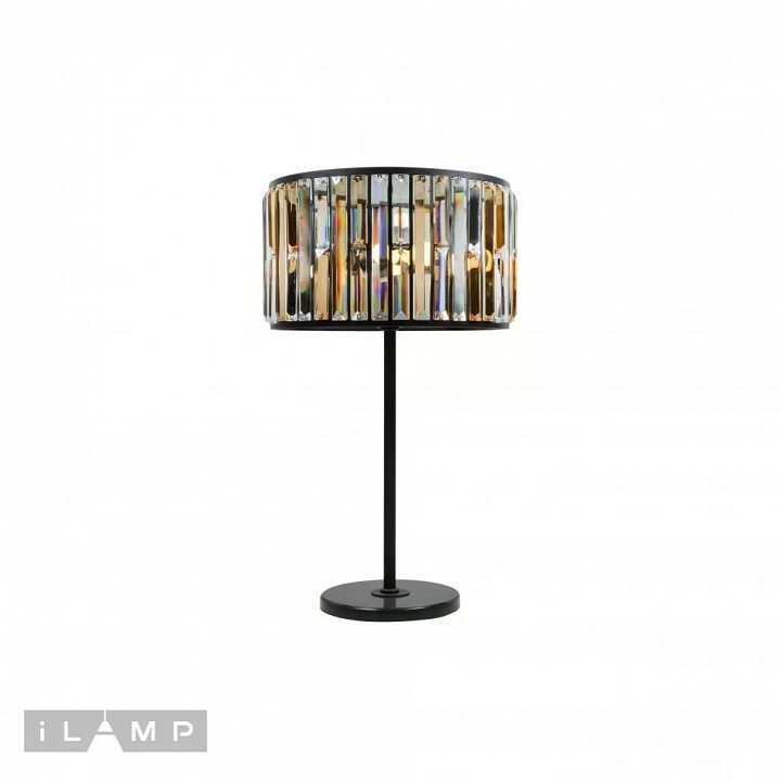 Настольная лампа декоративная iLamp Royal 10390-3T BK фото 1 — Магазин svetno.ru