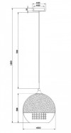 Подвесной светильник Maytoni Fermi P140-PL-170-1-N фото 6 — Магазин svetno.ru