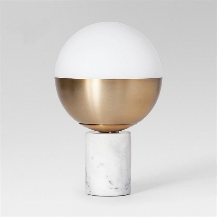Настольная лампа декоративная Imperiumloft Geneva Globe Marble 43.402 фото 1 — Магазин svetno.ru