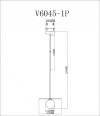 Подвесной светильник Moderli Scrumbel V6045-1P фото 3 — Магазин svetno.ru
