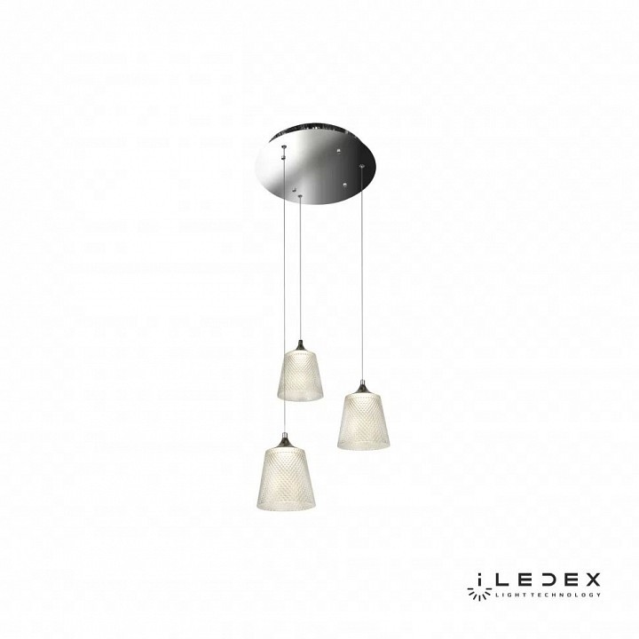 Подвесной светильник iLedex Flora WD8007-3 CR фото 1 — Магазин svetno.ru