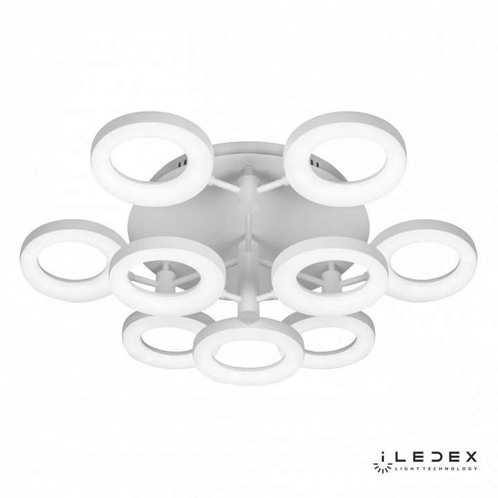 Потолочная люстра iLedex Jomo FS-014-X9 108W WH фото 1 — Магазин svetno.ru