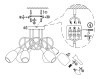 Потолочная люстра Globo Gillian 54983-6D фото 2 — Магазин svetno.ru