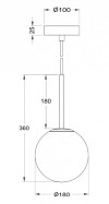Подвесной светильник Maytoni Basic form MOD321PL-01G2 фото 4 — Магазин svetno.ru