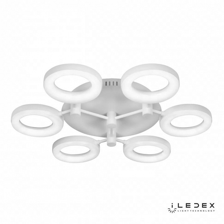 Потолочная люстра iLedex Jomo FS-014-X6-(B) 72W WH фото 1 — Магазин svetno.ru